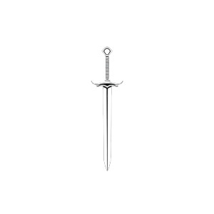 Sword Logo Vinyl Car Decal Sticker – Waterproof & UV-Resistant 8" Sword Logo Vinyl Car Decal Sticker – Waterproof & UV-Resistant 8"