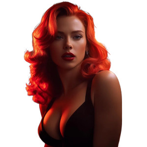 Scarlett Johansson Rabbit Vinyl Car Decal Sticker – Waterproof & UV-Resistant 8"
