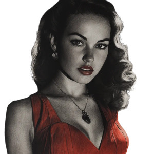 Femme Fatale Portrait V3 Vinyl Car Decal Sticker – Waterproof & UV-Resistant 8" Femme Fatale Portrait V3 Vinyl Car Decal Sticker – Waterproof & UV-Resistant 8"