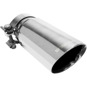 Upgrade Your Ride with Magnaflow Performance Exhaust Tail Pipe Tip | 3" Inlet, 3.5" Outlet, Stainless Steel, 30° Angled Cut