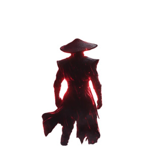 Red Lightning Raiden Vinyl Car Decal Sticker – Waterproof & UV-Resistant 8"