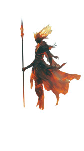 Ameno Spear Warrior Vinyl Car Decal Sticker – Waterproof & UV-Resistant 8"