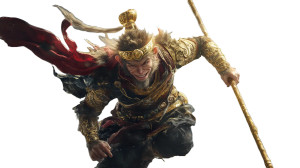 Sun Wukong Battle Pose Vinyl Car Decal Sticker – Waterproof & UV-Resistant 8"