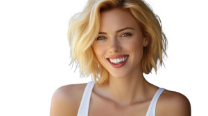 Blonde Scarlett Johansson Vinyl Car Decal Sticker – Waterproof & UV-Resistant 8"