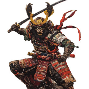 Samurai Daimyo Alf Vinyl Car Decal Sticker – Waterproof & UV-Resistant 8" Samurai Daimyo Alf Vinyl Car Decal Sticker – Waterproof & UV-Resistant 8"
