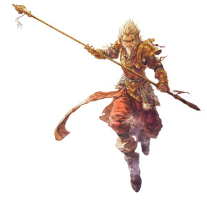 Monkey King Stands V4 Vinyl Car Decal Sticker – Waterproof & UV-Resistant 8" Monkey King Stands V4 Vinyl Car Decal Sticker – Waterproof & UV-Resistant 8"