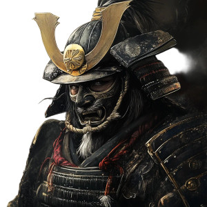 Samurai Warrior V28 Vinyl Car Decal Sticker – Waterproof & UV-Resistant 8"