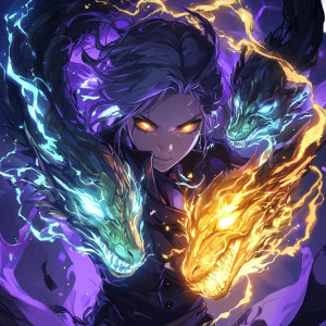 Mysterious Lightning Magician Vinyl Car Decal Sticker – Waterproof & UV-Resistant 8" Mysterious Lightning Magician Vinyl Car Decal Sticker – Waterproof & UV-Resistant 8"