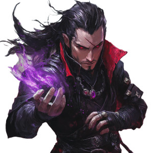 Warlock With Red Eyes Vinyl Car Decal Sticker – Waterproof & UV-Resistant 8"