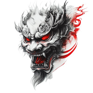 Realistic Oni Mask V2 Vinyl Car Decal Sticker – Waterproof & UV-Resistant 8" Realistic Oni Mask V2 Vinyl Car Decal Sticker – Waterproof & UV-Resistant 8"