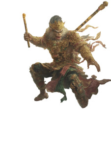 Monkey King Painting V5 Vinyl Car Decal Sticker – Waterproof & UV-Resistant 8"