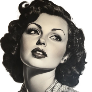 1950'S Portrait Vinyl Car Decal Sticker – Waterproof & UV-Resistant 8" 1950'S Portrait Vinyl Car Decal Sticker – Waterproof & UV-Resistant 8"