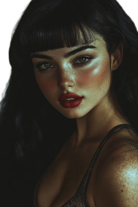 Bettie Page Style V3 Vinyl Car Decal Sticker – Waterproof & UV-Resistant 8"