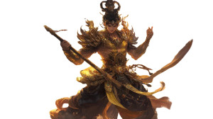 Nezha The Protector Vinyl Car Decal Sticker – Waterproof & UV-Resistant 8"