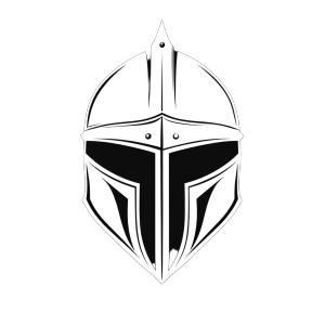 Knight Helmet Logo V2 Vinyl Car Decal Sticker – Waterproof & UV-Resistant 8"