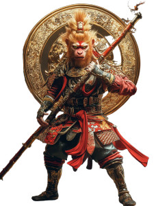 Golden Monkey Warrior V3 Vinyl Car Decal Sticker – Waterproof & UV-Resistant 8" Golden Monkey Warrior V3 Vinyl Car Decal Sticker – Waterproof & UV-Resistant 8"