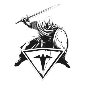 Crusader Warrior Leap Vinyl Car Decal Sticker – Waterproof & UV-Resistant 8" Crusader Warrior Leap Vinyl Car Decal Sticker – Waterproof & UV-Resistant 8"