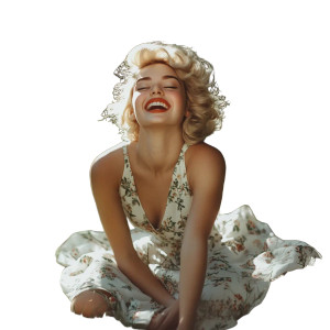 Marilyn Monroe Lookalike V6 Vinyl Car Decal Sticker – Waterproof & UV-Resistant 8"