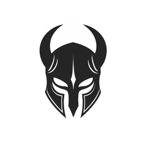 Greek War Helmet Vinyl Car Decal Sticker – Waterproof & UV-Resistant 8"