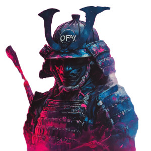 Synthwave Samurai Vinyl Car Decal Sticker – Waterproof & UV-Resistant 8" Synthwave Samurai Vinyl Car Decal Sticker – Waterproof & UV-Resistant 8"