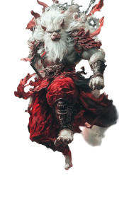 Mythical Beast Volcano Vinyl Car Decal Sticker – Waterproof & UV-Resistant 8"