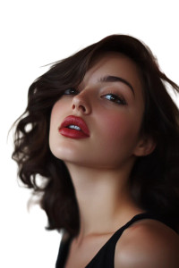 Gorgeous Young Woman Vinyl Car Decal Sticker – Waterproof & UV-Resistant 8"