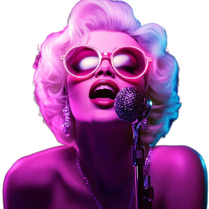 Marilyn Monroe Singing V6 Vinyl Car Decal Sticker – Waterproof & UV-Resistant 8"