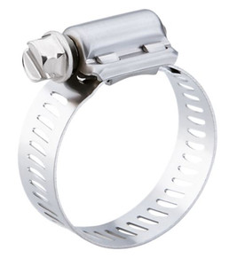High Strength Power Seal Hose Clamp | Fits 13/16" To 1-1/2" | Worm Gear Style High Strength Power Seal Hose Clamp | Fits 13/16" To 1-1/2" | Worm Gear Style