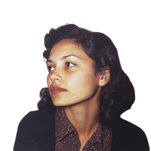 Michelle Garcia Portrait Vinyl Car Decal Sticker – Waterproof & UV-Resistant 8"