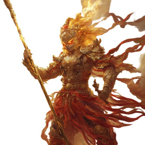 Mighty Monkey King V6 Vinyl Car Decal Sticker – Waterproof & UV-Resistant 8"