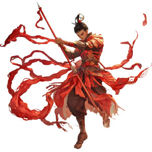 Nezha'S Heroic Stand Vinyl Car Decal Sticker – Waterproof & UV-Resistant 8"