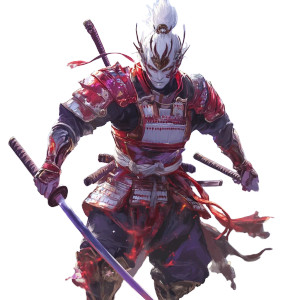 Epic Samurai Warrior V3 Vinyl Car Decal Sticker – Waterproof & UV-Resistant 8"