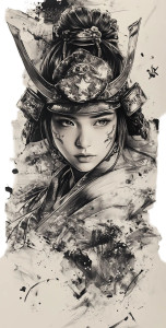 Samurai Tattoo Design V34 Vinyl Car Decal Sticker – Waterproof & UV-Resistant 8" Samurai Tattoo Design V34 Vinyl Car Decal Sticker – Waterproof & UV-Resistant 8"