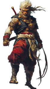 Sun Wukong Portrait V19 Vinyl Car Decal Sticker – Waterproof & UV-Resistant 8"