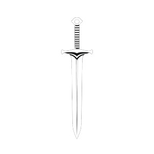 Medieval Sword Logo Vinyl Car Decal Sticker – Waterproof & UV-Resistant 8" Medieval Sword Logo Vinyl Car Decal Sticker – Waterproof & UV-Resistant 8"