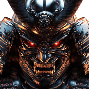 Aggressive Warrior Helmet Vinyl Car Decal Sticker – Waterproof & UV-Resistant 8"