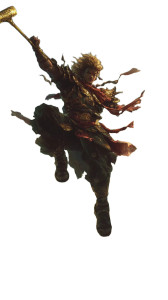 Sun Wukong Leaping V3 Vinyl Car Decal Sticker – Waterproof & UV-Resistant 8"