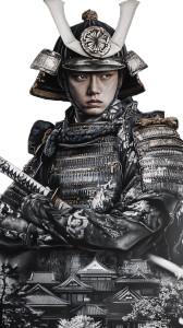 Tired Young Samurai Vinyl Car Decal Sticker – Waterproof & UV-Resistant 8"