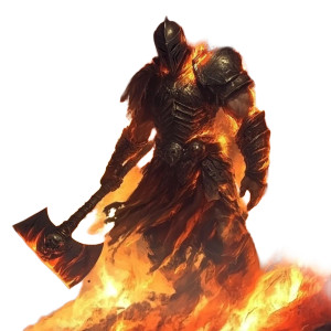 Hellfire Paladin Vinyl Car Decal Sticker – Waterproof & UV-Resistant 8"