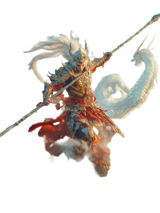 Monkey King Ascends V2 Vinyl Car Decal Sticker – Waterproof & UV-Resistant 8"