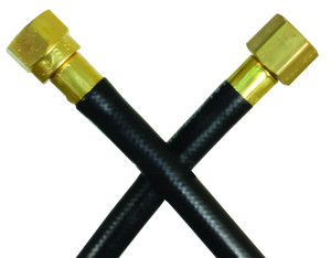 Upgrade Your LP Gas Connection with JR Products Rubber Propane Hose | 1/4" ID, 36" Length, Easy Connect in RV | UL/CSA Approved