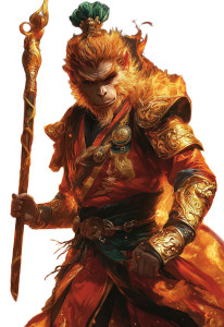 Monkey King V57 Vinyl Car Decal Sticker – Waterproof & UV-Resistant 8"