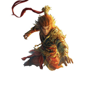 Monkey King Ascendant V2 Vinyl Car Decal Sticker – Waterproof & UV-Resistant 8"