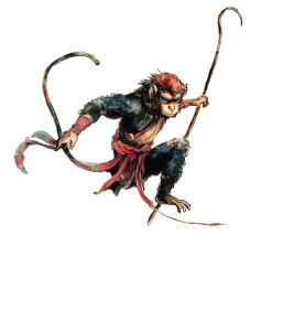 Sun Wukong Painting V4 Vinyl Car Decal Sticker – Waterproof & UV-Resistant 8"