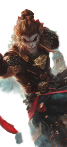 Sun Wukong Anime V2 Vinyl Car Decal Sticker – Waterproof & UV-Resistant 8"