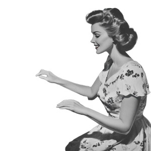 Retro-Futuristic Shopping Vinyl Car Decal Sticker – Waterproof & UV-Resistant 8"