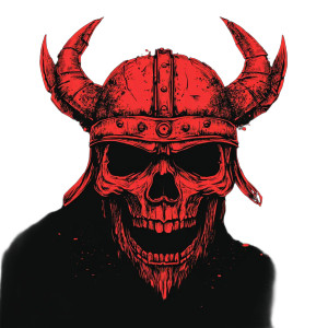 Viking Skull Symbol Vinyl Car Decal Sticker – Waterproof & UV-Resistant 8" Viking Skull Symbol Vinyl Car Decal Sticker – Waterproof & UV-Resistant 8"