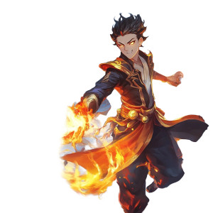 Nezha Vs Aobing Vinyl Car Decal Sticker – Waterproof & UV-Resistant 8"