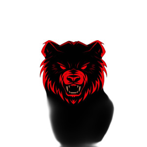 Angry Gaming Bear Vinyl Car Decal Sticker – Waterproof & UV-Resistant 8"