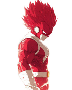 Red Power Ranger Vinyl Car Decal Sticker – Waterproof & UV-Resistant 